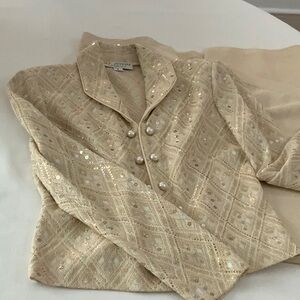St John Size 6 knit sequin jacket